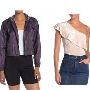 Love, fire Açaí Snake Jacket & Serene Peach Top